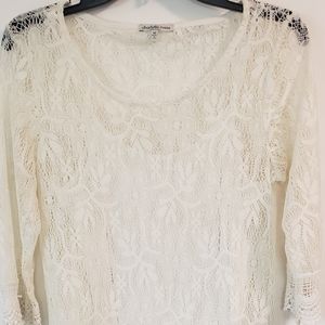 White lace dress